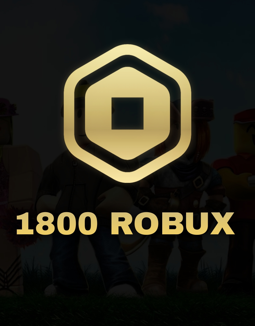 Imagem do pacote 1.800 Robux