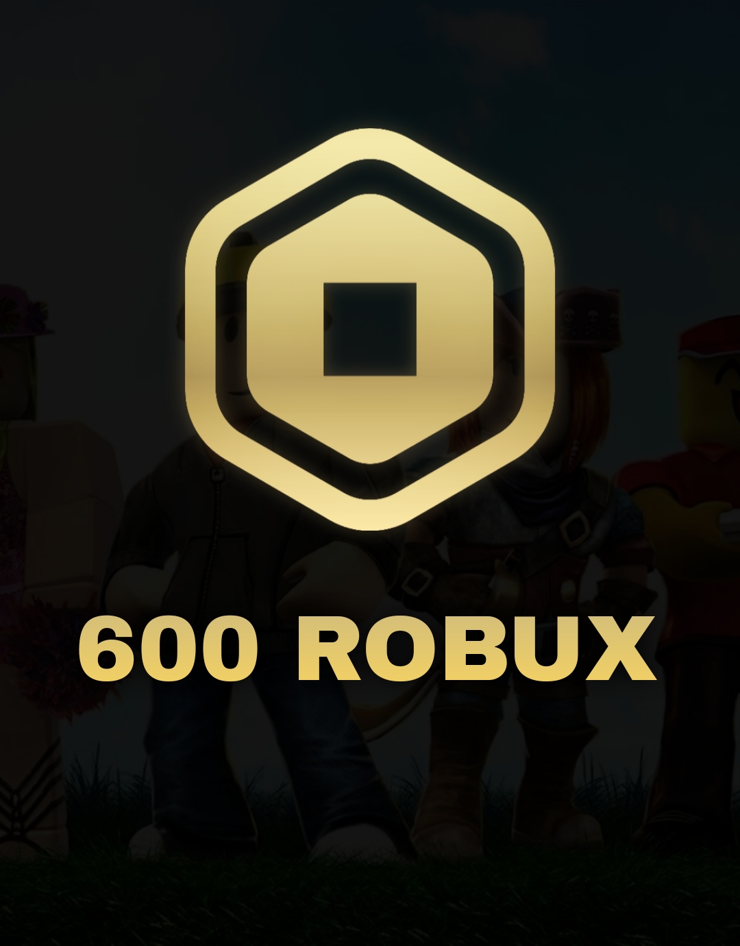 Imagem do pacote 600 Robux
